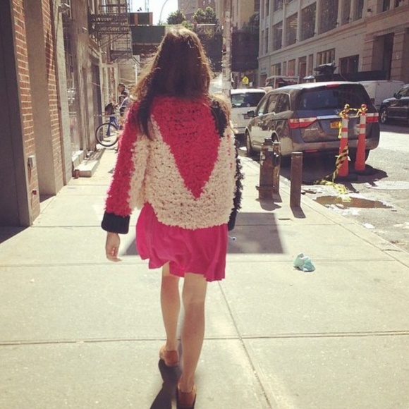 Ryan Roche 100% Cashmere Pink Cardigan Knit Jacket / 2013 NY Collection - Picture 2 of 12